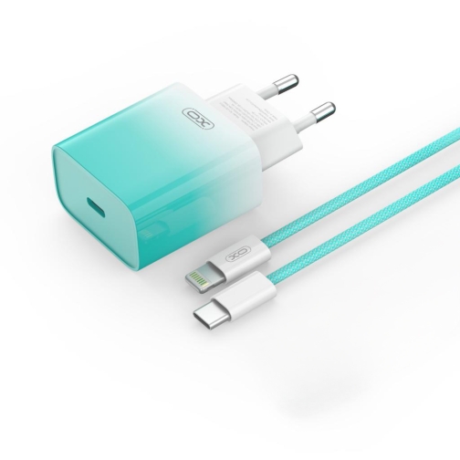 Купити Мережевий Зарядний Пристрій XO CE18 1Type-C PD/QC 30W Type-C to Lightning, 2