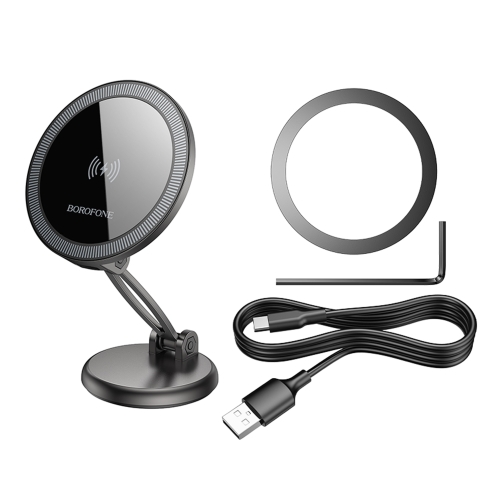 Купити Автотримач Borofone BH218 Magnetic Wireless 15W, 5