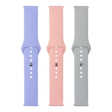 Купить Ремешок Универс 20mm Silicone Original Button Design для Samsung/Amazfit/Huawei