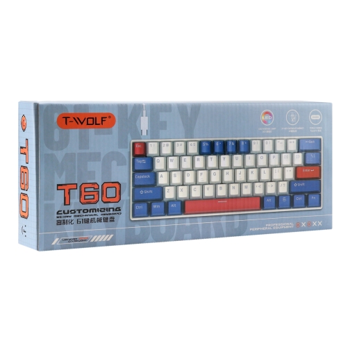 Купить Клавиатура Игровая TWolf T60 Blue Switch, 2