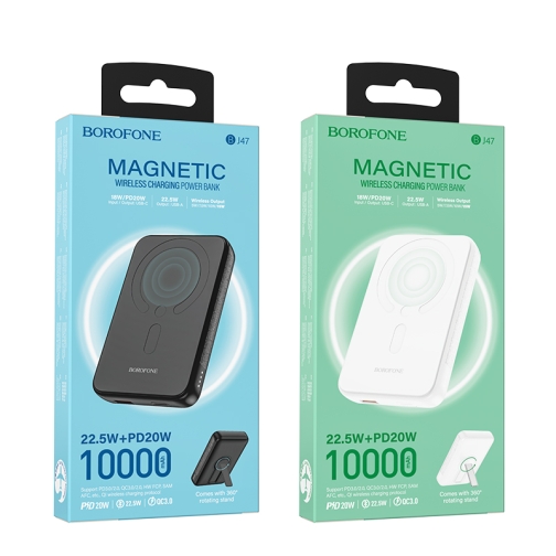 Купить Power Bank Borofone BJ47 Quick PD20W magnetic wireless fast charging 10000mAh, 2
