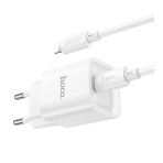 Купити Мережевий Зарядний Пристрій Hoco C146A 1USB-C PD/QC 20W+Type-C to Lightning, 4