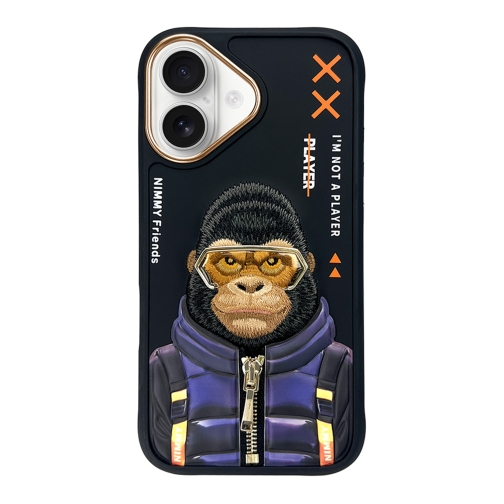Купить Чехол TPU+PC Nimmy 3D with Metal Buttons для iPhone 16, 6