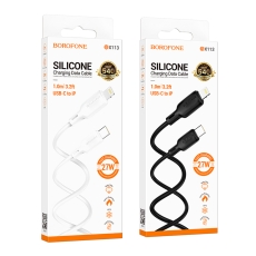 Купить USB Borofone BX113 Silicone Type-C to Lightning PD27W