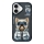 Купить Чехол TPU+PC Nimmy 3D with Metal Buttons для iPhone 16 Dog Black