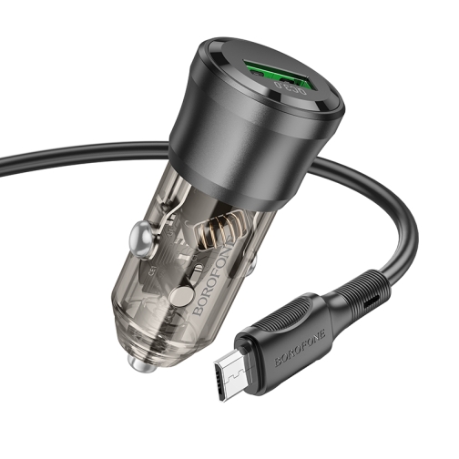 Купить Авто Зарядное Устройство Borofone BZ23 1USB QC18W+Micro, 5
