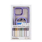 Купити Чохол TPU+PC+Metal Stand Case with MagSafe and Camera Lenses для iPhone 12/12 Pro, 9