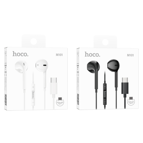 Купити Навушники Hoco M101 Crystal joy wire-controlled digital earphones Type-C, 2