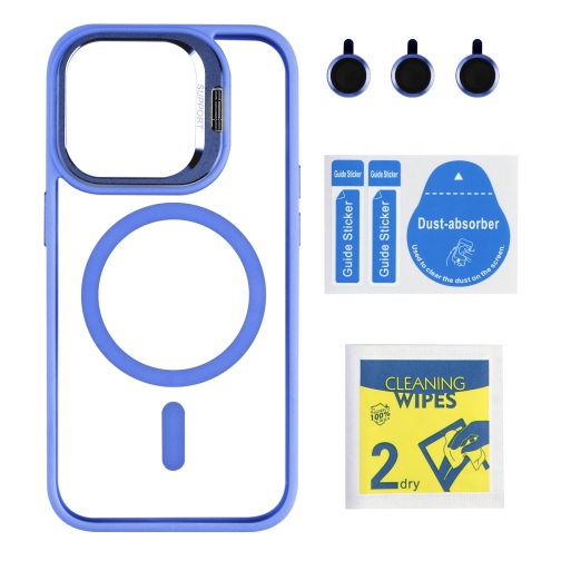 Купити Чохол TPU+PC+Metal Stand Case with MagSafe and Camera Lenses для iPhone 15 Pro, 3