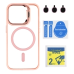 Купити Чохол TPU+PC+Metal Stand Case with MagSafe and Camera Lenses для iPhone 15 Pro, 9