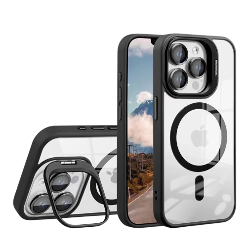 Купити Чохол TPU+PC+Metal Stand Case with MagSafe and Camera Lenses для iPhone 14