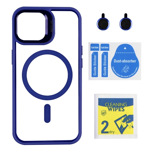 Купити Чохол TPU+PC+Metal Stand Case with MagSafe and Camera Lenses для iPhone 14, 4