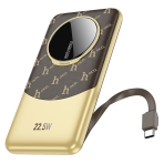Купити Універсальна Мобільна Батарея Power Bank Hoco Q29 Nobility 22.5W+PD20W with cable(Type-C) 10000mAh, 5