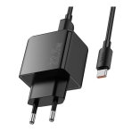 Купити Мережевий Зарядний Пристрій Hoco CS17A 1USB Multi-Protocol 22.5W+USB to Type-C, 5