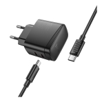 Купити Мережевий Зарядний Пристрій Hoco CS62A 2USB-C PD/QC 45W GAN+Type-C to Type-C, 4