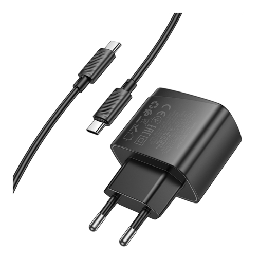 Купити Мережевий Зарядний Пристрій Hoco CS62A 2USB-C PD/QC 45W GAN+Type-C to Type-C, 7