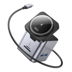 Купити Хаб USB Hoco HB49 Type-C to HDTV+PD100W+USB3.0*3+SD+TF+RJ45(1Gbps)+Wireless 15W, 5