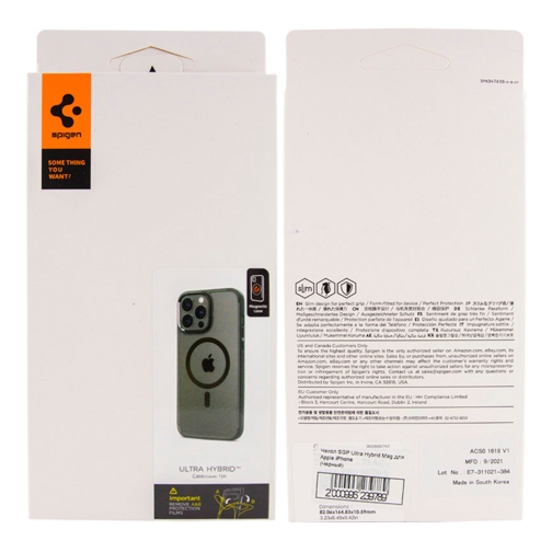 Купити Чохол TPU+PC Spigen Ultra Hybrid with Magsafe для iPhone 12 Pro Max, 2