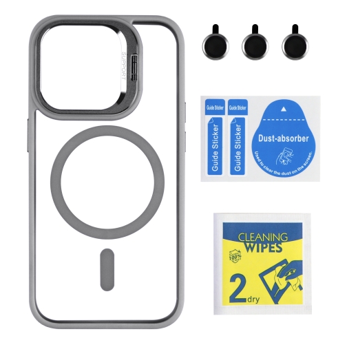 Купити Чохол TPU+PC+Metal Stand Case with MagSafe and Camera Lenses для iPhone 14 Pro, 7