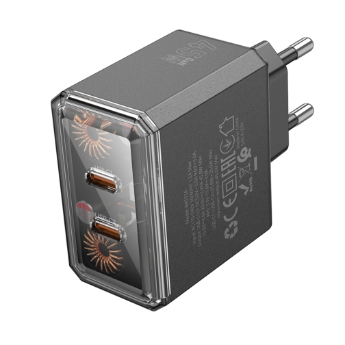 Купити Мережевий Зарядний Пристрій Borofone BAS33A 2USB-C PD/QC45W, 6