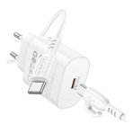 Купити Мережевий Зарядний Пристрій Borofone BA82A 1USB-C PD/QC 25W+Type-C to Type-C, 6