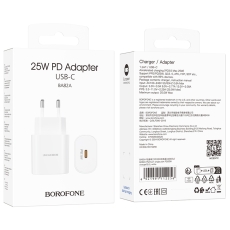 Купити Мережевий Зарядний Пристрій Borofone BA82A 1USB-C PD/QC 25W