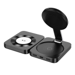 Купити Бездротовий Зарядний Пристрій Hoco CQ11 3-in-1 Magnetic Wireless 15W, 4