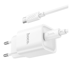 Купити Мережевий Зарядний Пристрій Hoco C148A 1USB-C PD/QC 30W+Type-C to Type-C, 4