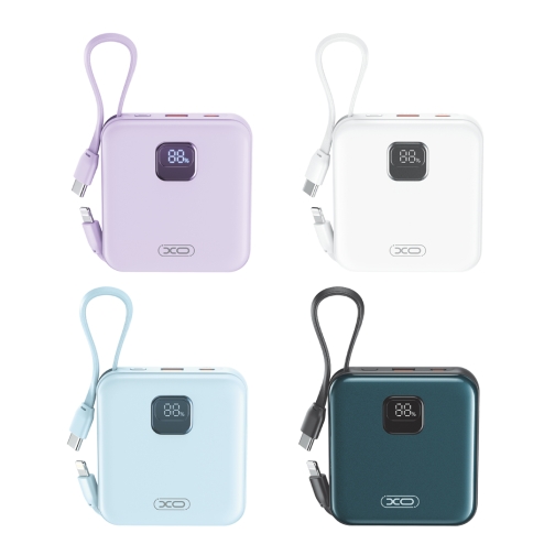 Купити Універсальна Мобільна Батарея Power Bank XO PR235 22.5W with built-in iP and TYPE-C cable 10000 mAh, 10