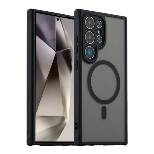 Купить Чехол TPU+PC Anti Drop Full Camera with MagSafe для Samsung Galaxy S24 Ultra 5G (S928)