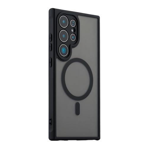 Купить Чехол TPU+PC Anti Drop Full Camera with MagSafe для Samsung Galaxy S24 Ultra 5G (S928), 4