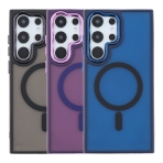 Купить Чехол TPU+PC Space Magnetic Color with Magsafe для Samsung Galaxy S23 Ultra 5G (S918)