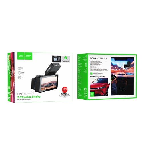Купити Відеореєстратор Hoco DV11 2K IPS Display WI-FI+GPS, 2