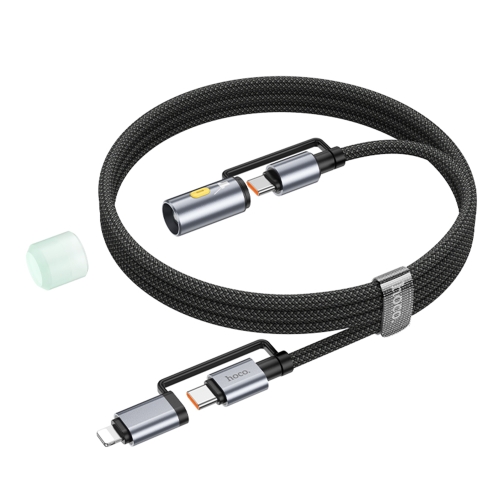 Купити Кабель USB Hoco U138 USB-C/iP to USB-C/LED Light 1.2m, 5