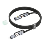 Купити Кабель USB Hoco U138 USB-C/iP to USB-C/LED Light 1.2m, 5