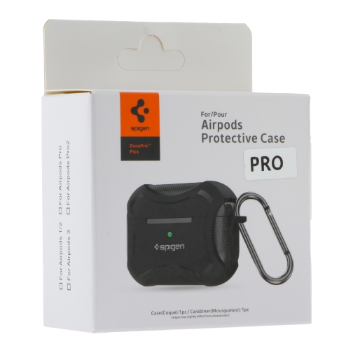 Купить Футляр TPU Spigen DuraPro Flex with Hook для Airpods Pro, 2
