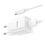 Купить Сетевое Зарядное Устройство Hoco C145A 1USB QC 18W+USB to Type-C, 6