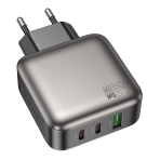 Купить Сетевое Зарядное Устройство Borofone BAS56A 2USB-C/1USB QC/PD 45W GAN, 3