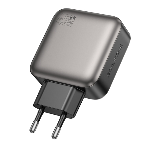 Купить Сетевое Зарядное Устройство Borofone BAS56A 2USB-C/1USB QC/PD 45W GAN, 4