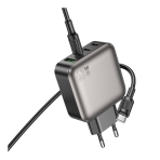 Купить Сетевое Зарядное Устройство Borofone BAS57A 3USB-C/1USB PD/QC 67W GAN+Type-C to Type-C, 5