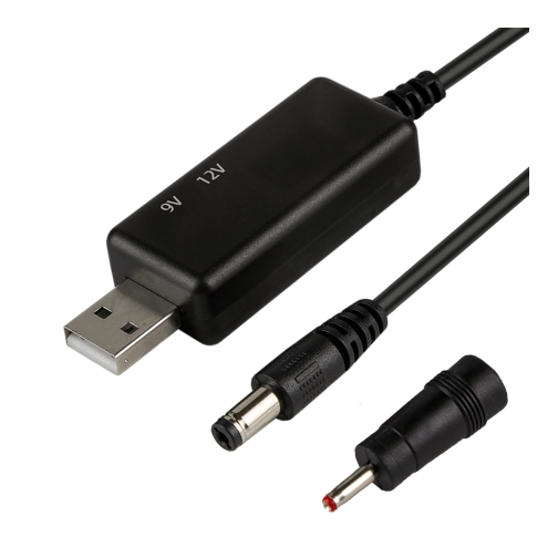 Купить USB to DC для роутера с 5v на 9V(2A) или 12V(1.5A) 5.5х2.1/3.5x1.35 mm с переключателем