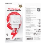 Купить Сетевое Зарядное Устройство Borofone BAS45A 1USB-C/1USB PD/QC 30W, 2