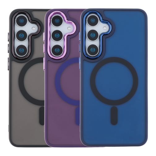 Купити Чохол TPU+PC Space Magnetic Color with Magsafe для Samsung Galaxy S24 FE 5G (S721)