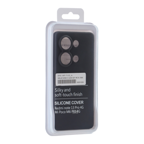 Купить Чехол Liquid Silicone (AA) Full Camera для Xiaomi Redmi Note 13 Pro 4G/Poco M6 Pro 4G, 5