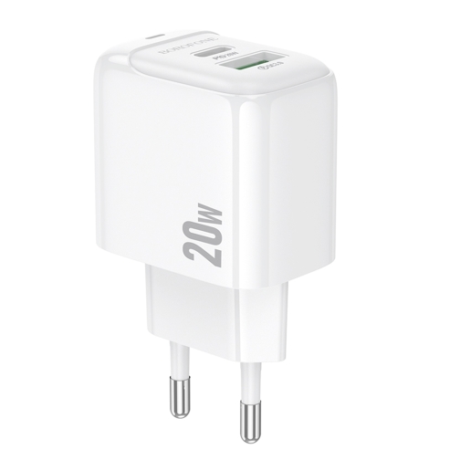 Купити Мережевий Зарядний Пристрій Borofone BAS44A 1USB-C/1USB PD/QC 20W, 3