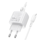 Купити Мережевий Зарядний Пристрій Borofone BAS44A 1USB-C/1USB PD/QC 20W+Type-C to Lightning, 5