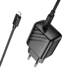 Купити Мережевий Зарядний Пристрій Hoco CS24A 1USB-C PD/QC 25W+Type-C to Lightning, 3