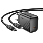 Купити Мережевий Зарядний Пристрій Hoco CS24A 1USB-C PD/QC 25W+Type-C to Lightning, 4