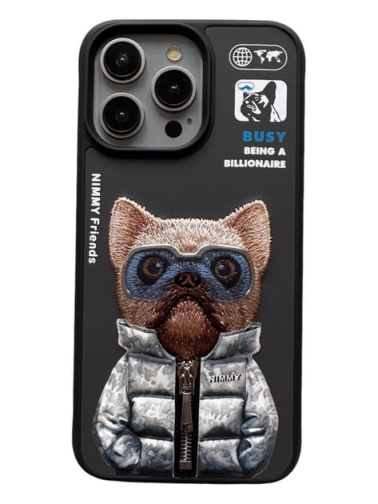 Купити Чохол TPU+PC Nimmy 3D with Metal Buttons для iPhone 15 Pro Max, 5