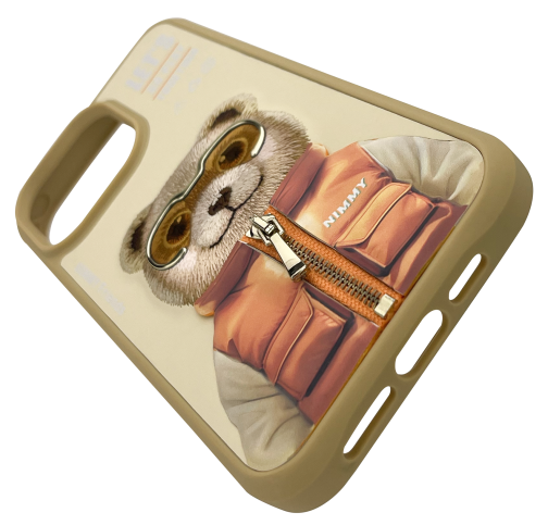 Купити Чохол TPU+PC Nimmy 3D with Metal Buttons для iPhone 15 Pro Max, 9